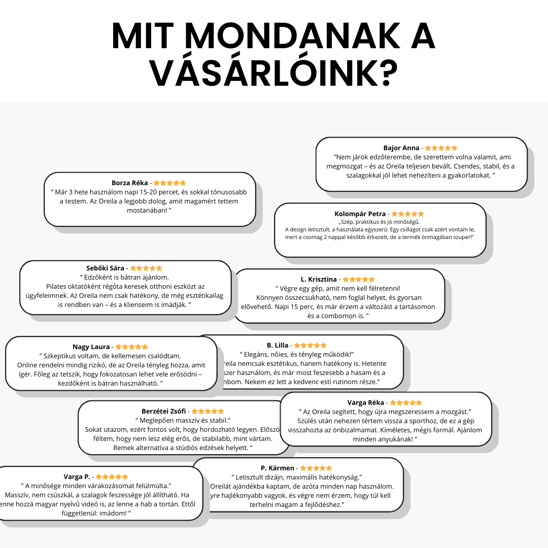 Oreila™ - Otthoni Pilates Szett